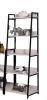 Wendral Natural & Black Finish 16"W Bookshelf