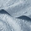 Oversized Quilted Throw Ivory 60x70"