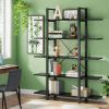 Bookshelf, Vintage Industrial Style Bookcase,black