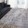 LOOM & LUXE Collection 5X7 Light Grey/Abstract Non-Shedding Living Room Bedroom Dining Home Office Stylish and Stain Resistant Area Rug