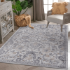 LOOM & LUXE Collection 5X7 Sand/Ivory/Oriental Non-Shedding Living Room Bedroom Dining Home Office Stylish and Stain Resistant Area Rug