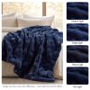 1 PC 50x60" Vivienne Faux Fur Throw Navy