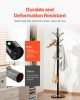 VEVOR Freestanding Coat Rack Coats Tree Stand with Stable Marble Base & 6 Hooks