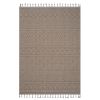 LOOM & LUXE Collection 4X6 Mocha /Geometric Indoor/Outdoor Area Rug