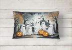 More Spooky Halloween Throw Pillow Throw Pillow for Indoor Couch Bed Outdoor Patio Washable, Ghosts 2281,12Hx16W