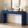 U_STYLE Sophisticated Console Table with Pine Veneer and Vertical Striped,Suitable for Entryway, Hallway, Living Room, Bedroom,Dining room