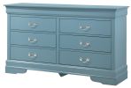 Glory Furniture LouisPhillipe G02180-D Dresser , Teal