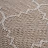 NAAR Guros Collection 5X7 Ivory /Trellis Indoor/Outdoor Area Rug