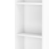White Embossed Triamine Density Panel One Door One Drawer Three compartments Tall Cabinet Bathroom Riser