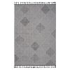 LOOM & LUXE Collection 8X10 White/Grey /Trellis Indoor/Outdoor Area Rug