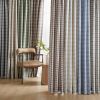 1PC 50x95" Plaid Rod Pocket and Back Tab Curtain Panel with Fleece Lining