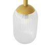 Gemma Pendant Lamp - Gold and Clear 110-120V 1PC