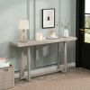 59.84'' Console Table, Stylish Rectangular Entryway Table, Out Console Table for Patio, Sturdy Construction Hall Table, Sofa Table for Entrance