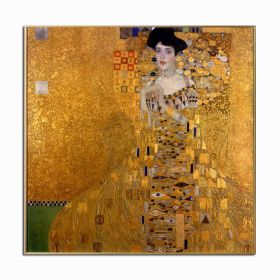 Abstract Gustav Klimt Tear Oil Painting On Canvas Famous Posters And Prints Wall Art Picture For Living Room Home Design No Frame (size: 100x100cm)